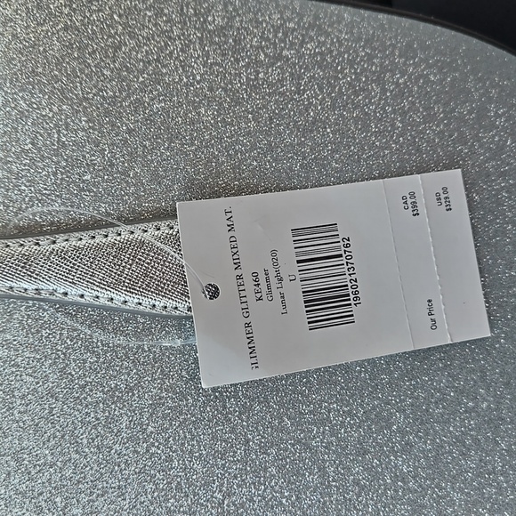 Kate Spade Silver Glimmer Tote/Crossbody NWT - Picture 6 of 7